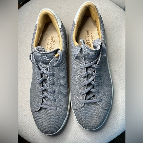Adidas Mens AdiPure SP Gray Knit Spikeless Golf Shoes Sneakers EE9194 Athleisure